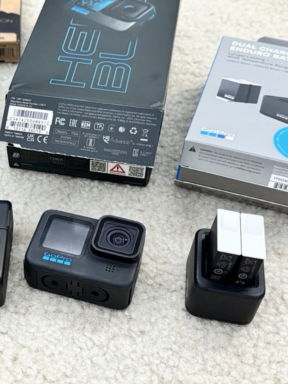 GOPRO HERO 11 BLACK BUNDLE W/ ND FILTERS MAX LENS MOD 2.0 ENDURO BATTERIES PLUG